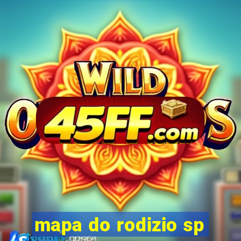 mapa do rodizio sp